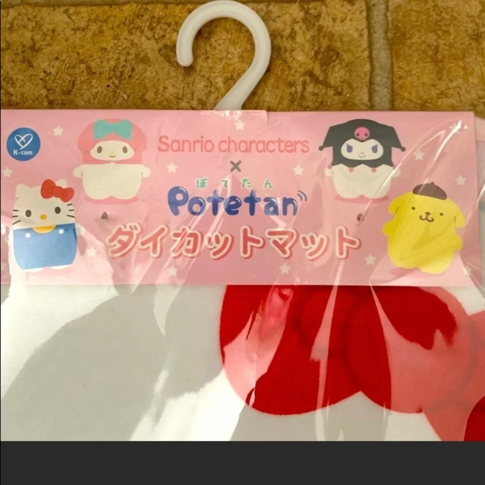 NEW RARE Kawaii From Japan ❤️ Sanrio Hello Kitty X Potetan Floor Mat💙